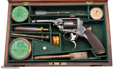 "Cased Scarce A. B. Griswold New Orleans Marked Tranter Revolver (AH8771) "