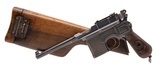"Mauser C96 Broomhandle Red Nine W/ Stock (PR70307) "