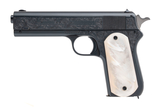 "Engraved Colt 1903 Pocket Hammer W/ Pear Grips (C18105) " - 3 of 9