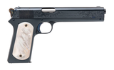 "Engraved Colt 1902 Military W/ Pearl Grips (C18106) "