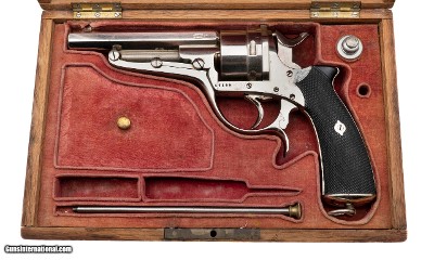 "Cased French Galand Revolver (AH8769) "