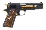 "(SN: GV077616) CNC Colt Government ""EL Orgullo De Mexico"" Pistol .38 Super (NGZ6213) NEW" - 1 of 3