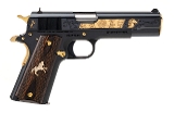 "(SN: GV077855) CNC Colt Government ""EL Orgullo De Mexico"" Pistol .38 Super (NGZ6214) NEW" - 1 of 3