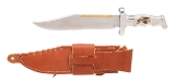 "RUANA 30A BRASS BACK BOWIE KNIFE W/SHEATH (K10260)" - 2 of 3