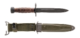 "POST VIETNAM M4 BAYONET WITH M8A1 SHEATH (K10261)"