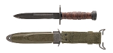 "POST VIETNAM M4 BAYONET WITH M8A1 SHEATH (K10261)" - 2 of 2