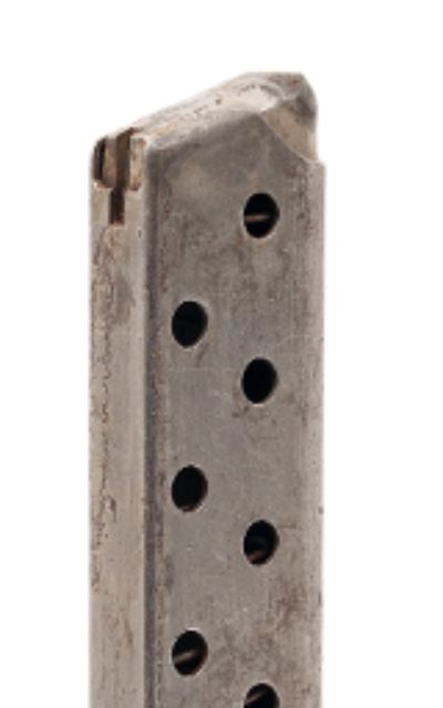 "Late-War Mauser HSc Magazine – .32 ACP (7.65mm), Dimpled Base Plate, MAG486"