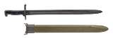 "ORIGINAL WW2 16"" M1 GARAND UFH 1942 BAYONET W/SHEATH (MEW4297)" - 1 of 2