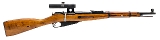 "Unique 1891/59 Shortened Russian Mosin-Nagant Rifle with PU Scope – 7.62x54R (L2025-09207)" - 1 of 8