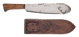 "WW2 U.S.M.C. CLYDE CUTLERY HOSPITAL CORPSMANS BOLO KNIFE & BOYT SHEATH (MEW4262)" - 1 of 2