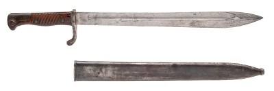 "WW1 GERMAN MAUSER BAYONET WITH SHEATH M1898/05 FICHTEL & SACHS (MEW4310)"