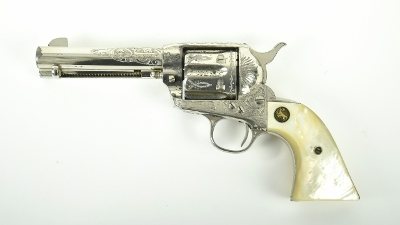 "Colt Factory Engraved Long Flute Single Action Army .45 LC (C12733) ATX"