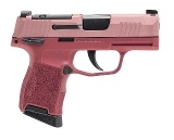 "(SN: 66G858313) Sig Sauer P365 Cranberry Blush Pistol 9mm (L2025-09763) NEW"