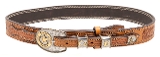 "Hand Tooled Texas Ranger Belt with Buckle (MIS70260)"
