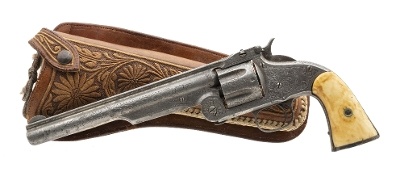 "New York Engraved Smith & Wesson 2nd Model American W/ Holster (AH8491) CONSIGNMENT"