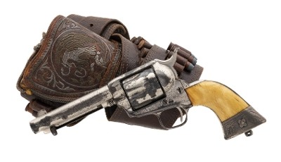"Colt Single Action Army with Mexican Eagle Piteado Holster Rig (AC995) CONSIGNMENT"