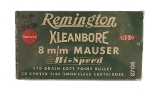 "8mm Mauser Kleanbore Hi-Speed Vintage Ammo (AM519)"
