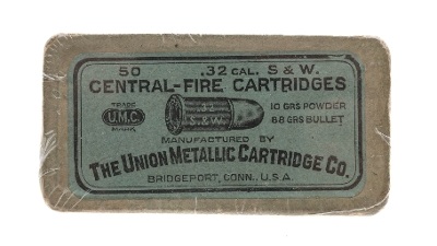 ".32 S&W CF UMC Partial Box Vintage Ammo (AM515)"