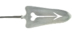 "A Large Sukashi Arrowhead (MGJ1347)" - 2 of 4