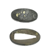 "Authentic antique Japanese Kinko Fuchi Kashira (MGJ936)"
