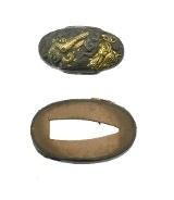 "Authentic antique Japanese Kinko Fuchi Kashira (MGJ934)" - 1 of 4