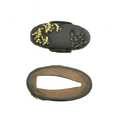 "Authentic antique Japanese Kinko Fuchi Kashira (MGJ927)"