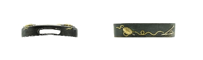 "Authentic antique Japanese Kinko Fuchi Kashira (MGJ925)"