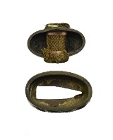 "Authentic antique Japanese Kinko Fuchi Kashira (MGJ945)" - 3 of 4