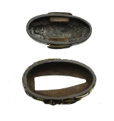 "Authentic Antique Japanese Kinko Fuchi Kashira (MGJ937)" - 4 of 4