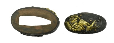 "Authentic antique Japanese
Fuchi Kashira
(MGJ951)"