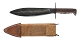 "WW1 USMC M1917 PLUMB BOLO KNIFE WITH BRAUER BROS. 1918 SHEATH (MEW4312)" - 2 of 2