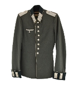 "WWII German Officers M35 Waffenrock Leutnant Ranked (MM1155)" - 7 of 7