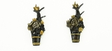"Two pairs of kinko Menuki (MGJ373)" - 1 of 9