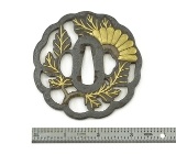 "Iron Tsuba Sukashi (MGJ633)" - 3 of 3