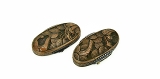"Dai- Sho Fuchi Kashira Dragon Motif in Waves (MGJ69)" - 7 of 8