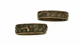 "Dai- Sho Fuchi Kashira Dragon Motif in Waves (MGJ69)" - 5 of 8