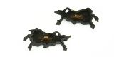 "Menuki Shakudo Horses (MGJ39)" - 5 of 6