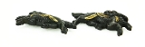 "Menuki Shakudo Horses (MGJ39)" - 2 of 6