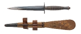 "WW2 TYPE 3 FAIRBAIRN SYKES COMMANDO KNIFE INDIA THEATER W/SHEATH (50688)" - 2 of 2