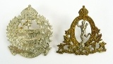 "Two Canadian Cap Badges (MM1038)"