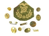"Lot of U.S. Army Cloth and Metal Insignias (MM996)"