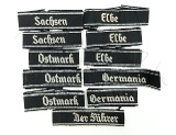 "Lot of Assorted Reproduction SS Cuff Titles (MM911)"