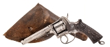 "Belgian Pinfire Revolver w/ Holster (AH8359)" - 1 of 10