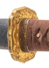 "Katana Signed “Bizen Kuni Ju Osafune Sukesada" — Muromachi Period Blade in WWII Military Mounts (SW2010)" - 11 of 15