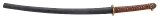 "Katana Signed “Bizen Kuni Ju Osafune Sukesada" — Muromachi Period Blade in WWII Military Mounts (SW2010)" - 7 of 15