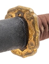 "Katana Signed “Bizen Kuni Ju Osafune Sukesada" — Muromachi Period Blade in WWII Military Mounts (SW2010)" - 12 of 15