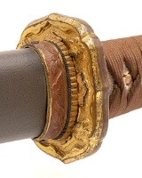 "Japanese WWII Gendaito in Officer Mounts – Signed Munetsugu, Dated 1944 (SW2045)" - 11 of 18