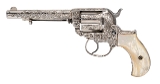 "Fantastic New York Engraved Colt 1877 Thunderer (50919)"