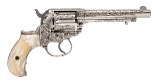 "Fantastic New York Engraved Colt 1877 Thunderer (50919)" - 2 of 10