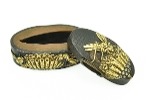 "Fuchi Kashira with Wasps tending their nest (MGJ75)" - 1 of 8
